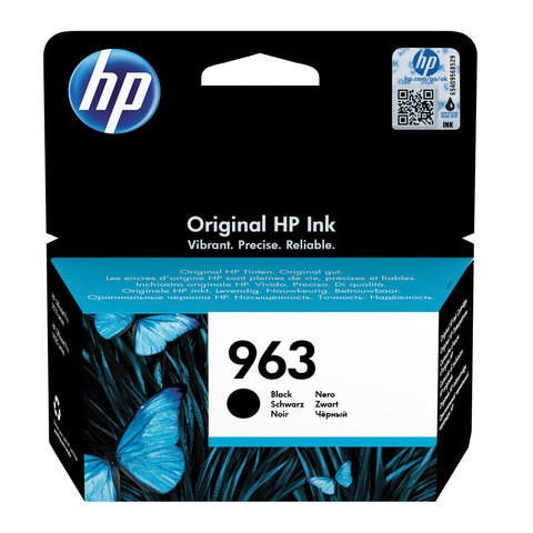 Картридж струйный HP (3JA26AE) для HP OfficeJet Pro 9010/9013/9020/9023, №963 черный, ресурс 1000 страниц 363476 - фото 284911