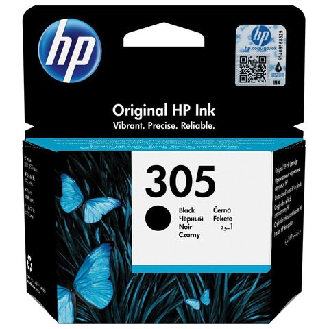 Картридж струйный HP (3YM61AE) DJ 2320/2720/4120, №305, черный, оригинальный, ресурс 120 страниц 363781 - фото 284941