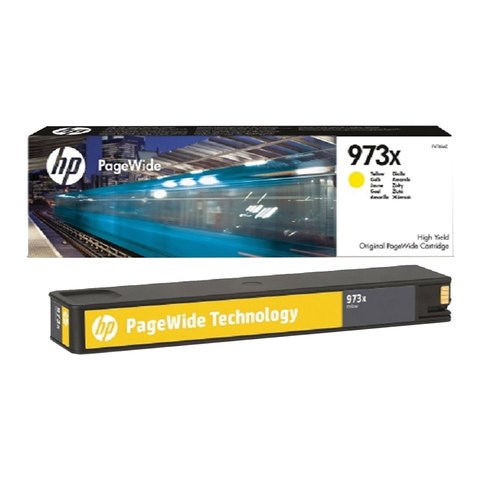 Картридж струйный HP (F6T83AE) PW Pro 477dw/452dw, №973X, желтый, увеличенный ресурс 7000 страниц, оригинальный 362296 - фото 284980