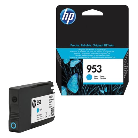 Картридж струйный HP (F6U12AE) Officejet Pro 8710/8210, №953, голубой, ресурс 700 стр., оригинальный 362286 - фото 284982