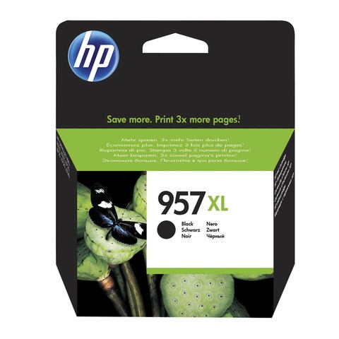 Картридж струйный HP (L0R40AE) Officejet Pro 8210/8720/8725/8730, № 957XL, черный, увеличенный ресурс 3000 стр., оригинальный 362294 - фото 285003