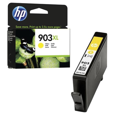 Картридж струйный HP (T6M11AE) OfficeJet 6950/6960/6970, №903XL, желтый, увеличенный ресурс 825 стр., оригинальный 362338 - фото 285017