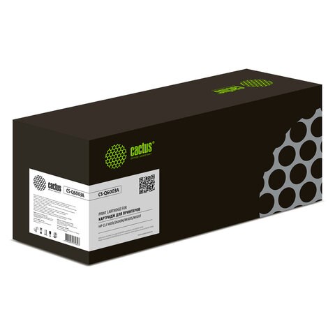 Картридж лазерный CACTUS (CS-Q6003A) для HP ColorLaserJet CM1015/2600, пурпурный, ресурс 2000 страниц 362477 - фото 285203