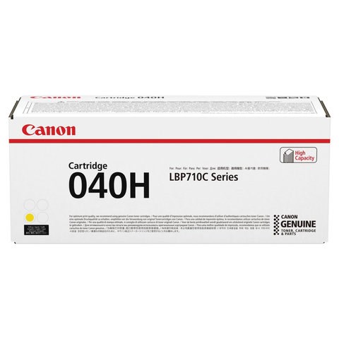 Картридж лазерный CANON (040H) i-SENSYS LBP710CX / 712CX, желтый, ресурс 10000 страниц, оригинальный, 0455C001 363239 - фото 285229