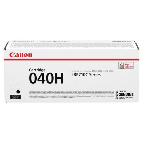 Картридж лазерный CANON (040H) i-SENSYS LBP710CX / 712CX, черный, ресурс 12500 страниц, оригинальный, 0461C001 363236 - фото 285232