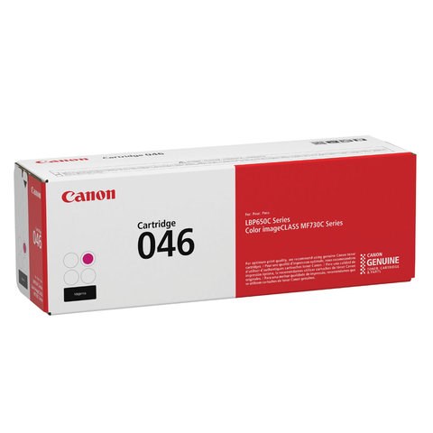 Картридж лазерный CANON (046M) i-SENSYS LBP653Cdw / 654Cx / MF732Cdw / 734Cdw, пурпурный, ресурс 2300 страниц, оригинальный, 1248C002 363230 - фото 285248