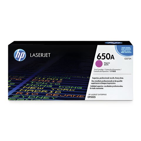Картридж лазерный HP (CE273A) Color LaserJet Enterprise CP5525, №650A, пурпурный, оригинальный, ресурс 15000 страниц 361224 - фото 285264