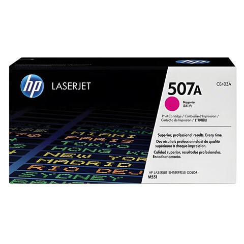 Картридж лазерный HP (CE403A) LaserJet Pro M570dn/M570dw, №507A, пурпурный, оригинальный, ресурс 6000 страниц 361139 - фото 285271