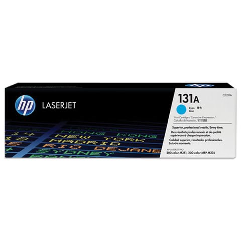 Картридж лазерный HP (CF211A) CLJ Pro 200 M276n/M276nw, №131A, голубой, оригинальный, ресурс 1800 страниц 361091 - фото 285275