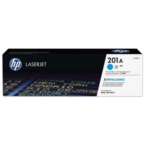Картридж лазерный HP (CF401A) LaserJet Pro M277n/dw/M252n/dw, №201A, голубой, оригинальный, ресурс 1400 страниц 361693 - фото 285293
