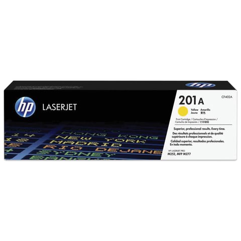 Картридж лазерный HP (CF402A) LaserJet Pro M277n/dw/M252n/dw, №201A, желтый, оригинальный, ресурс 1400 страниц 361694 - фото 285295