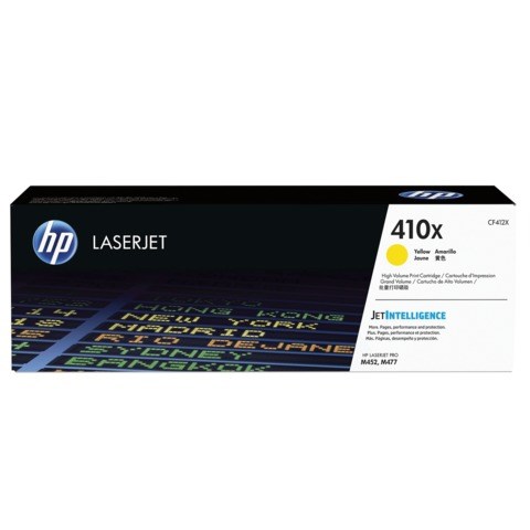 Картридж лазерный HP (CF412X) LaserJet Pro M477/M452, №410X, желтый, оригинальный, 5000 страниц 362116 - фото 285307