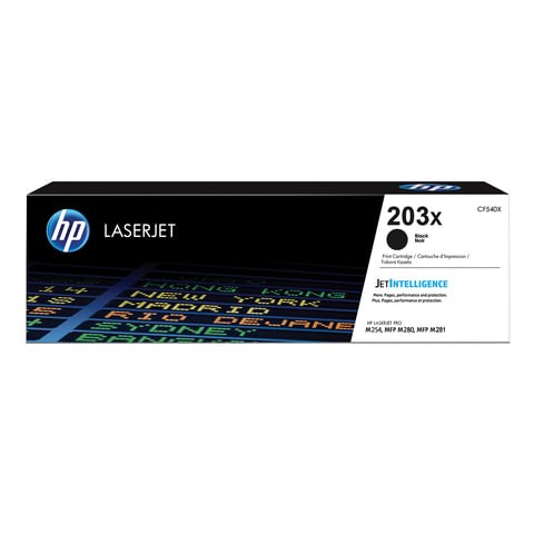 Картридж лазерный HP (CF540X) LaserJet Pro M254/M280/M281, №203X, черный, оригинальный, ресурс 3200 страниц 362934 - фото 285323