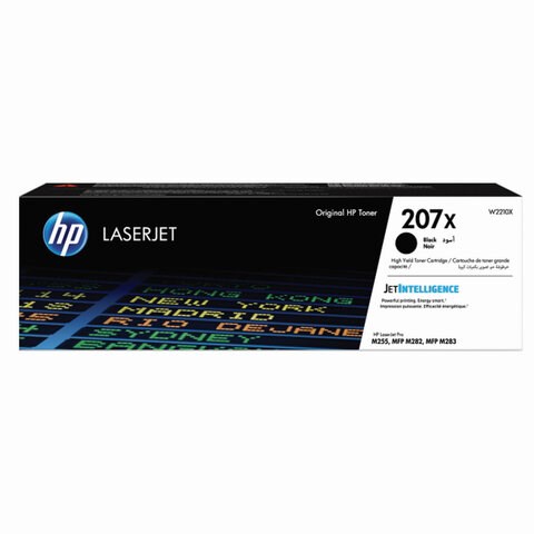 Картридж лазерный HP (W2210X) Color LJ M282/M283/M255, №207X, черный, оригинальный, ресурс 3150 страниц 363548 - фото 285367