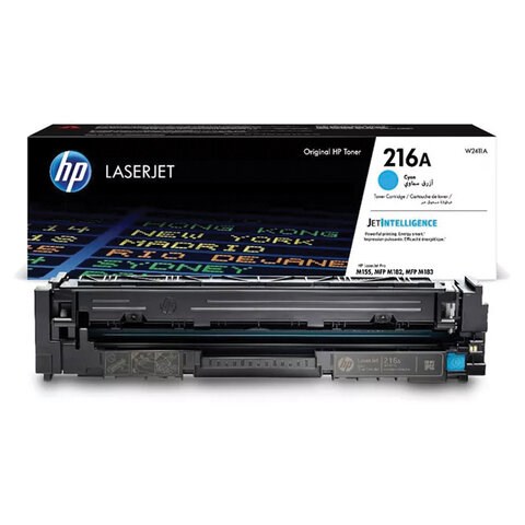 Картридж лазерный HP (W2411A) Color LaserJet M182n/M183fw, №216A, голубой, оригинальный, ресурс 850 страниц 363541 - фото 285380
