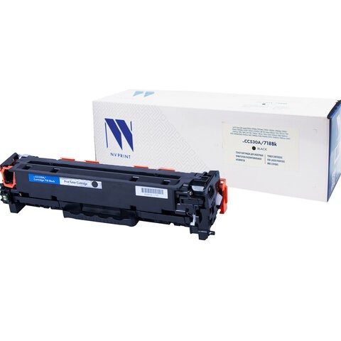 Картридж лазерный NV PRINT (NV-718BK) для CANON LBP7200Cdn/MF8330Cdn/8350Cdn, черный, ресурс 3400 стр., NV-CC530A/718Bk 362346 - фото 285394