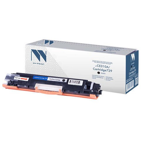 Картридж лазерный NV PRINT (NV-CE310A/729Bk) для HP M175nw/CP1025nw/CANON LBP7010C, черный, ресурс 1200 страниц 363394 - фото 285402