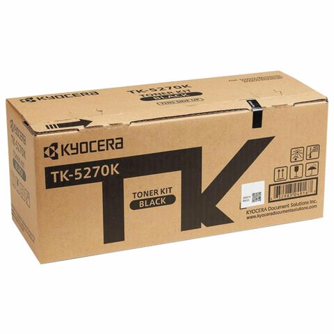 Тонер-картридж KYOCERA (TK-5270K) M6230cidn/M6630cidn/P6230cdn, черный, оригинальный, ресурс 8000 страниц, 1T02TV0NL0 363744 - фото 285643