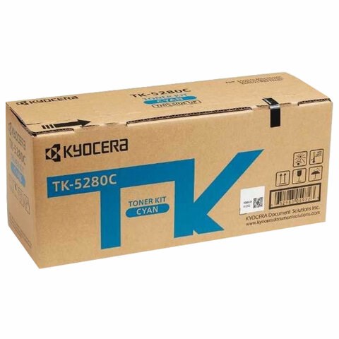 Тонер-картридж KYOCERA (TK-5280C) M6235cidn/M6635cidn/P6235cdn, голубой, ресурс 11000 страниц, оригинальный, 1T02TWCNL0 363659 - фото 285644