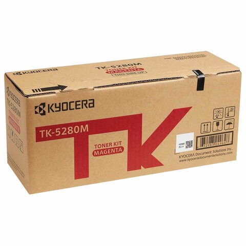 Тонер-картридж KYOCERA (TK-5280M) M6235cidn/M6635cidn/P6235cdn, пурпурный, ресурс 11000 страниц, оригинальный, 1T02TWBNL0 363660 - фото 285646