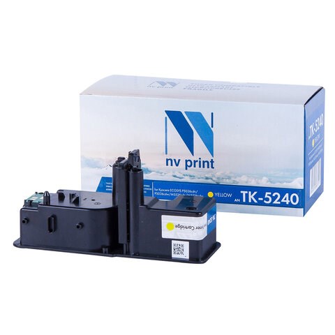 Тонер-картридж NV PRINT (NV-TK-5240Y) для KYOCERA ECOSYS P5026cdn/w/M5526cdn, желтый, ресурс 3000 стр. 363007 - фото 285667