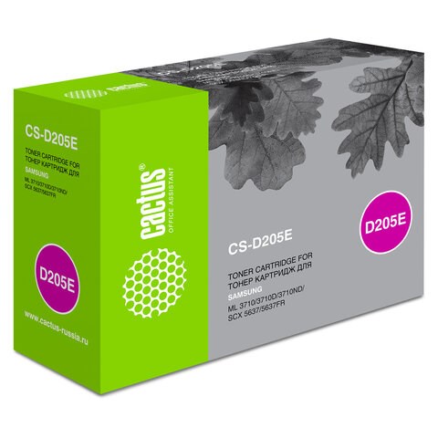 Картридж лазерный CACTUS (CS-D205E) для SAMSUNG ML-3710D/3710ND/SCX-5637/5737, ресурс 10000 стр. 362618 - фото 285805