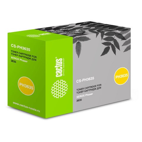 Картридж лазерный CACTUS (CS-PH3635) для XEROX Phaser 3635MFP/3635MFPW, ресурс 10000 стр. 362564 - фото 285837