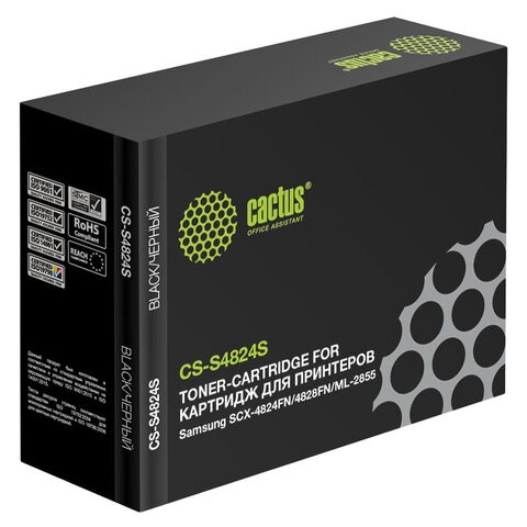 Картридж лазерный CACTUS (CS-S4824S) для SAMSUNG SCX-4824FN/4828FN, ресурс 5000 стр. 361787 - фото 285907