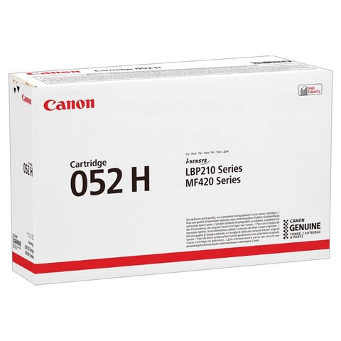 Картридж лазерный CANON (052H) MF421dw / MF426dw / MF428x / MF429x, ресурс 9200 страниц, оригинальный, 2200C002 363221 - фото 285953