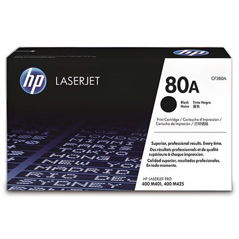 Картридж лазерный HP (CF280A) LaserJet Pro M401/M425, №80A, черный, оригинальный, ресурс 2700 страниц 361001 - фото 285993