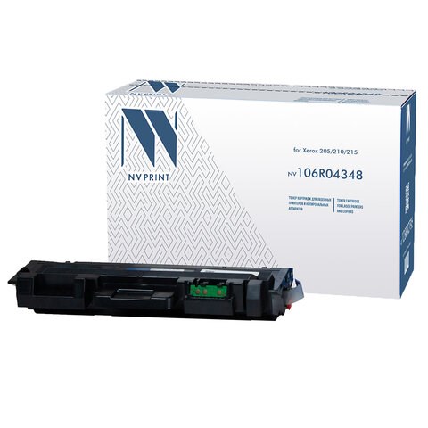 Картридж лазерный NV PRINT (NV-106R04348) для Xerox 205/210/215, ресурс 3000 страниц 363806 - фото 286026