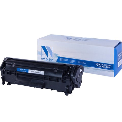 Картридж лазерный NV PRINT (NV-Q2612A/FX-10/703) для HP/CANON LaserJet/i-SENSYS, ресурс 2000 стр., NV-2612A/FX-10/ 362888 - фото 286094