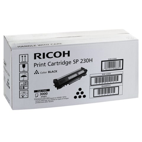 Картридж лазерный RICOH (SP 230HE) SP 230SFNw / 230DNw, оригинальный, ресурс 3000 стр., 408294 363137 - фото 286125