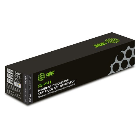 Тонер-картридж CACTUS (CS-P411) для PANASONIC KX-MB1900/2000/2020/2030, ресурс 2000 стр. 320796 - фото 286430