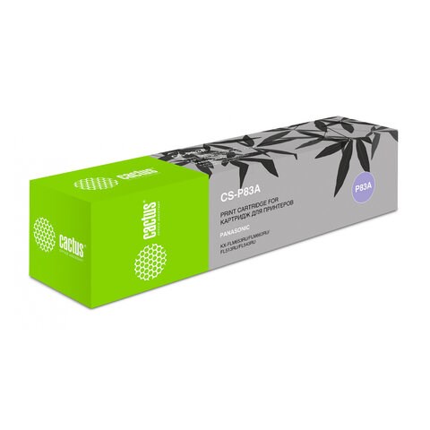 Тонер-картридж CACTUS (CS-P83A) для PANASONIC KX-FL511/513/540/611FLM651, ресурс 2500 стр. 320797 - фото 286431