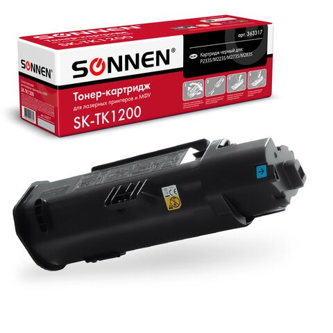 Тонер-картридж SONNEN (SK-TK1200) для KYOCERA ECOSYS P2335/M2235dn/M2735dn/M2835dw, ресурс 3000 страниц, 363317 363317 - фото 286497