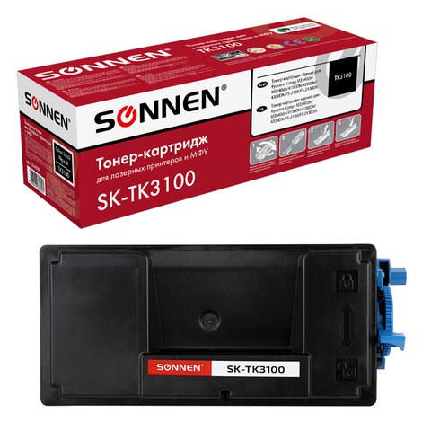Тонер-картридж лазерный SONNEN (SK-TK3100) для KYOCERA FS-2100/FS-2100DN/ECOSYS M3040dn/M3540dn, ресурс 12500 стр., 364088 364088 - фото 286536