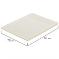 Блок самоклеящийся прозрачный (стикеры) BRAUBERG TRANSPARENT 90х70 мм, 50 листов, 115206 115206