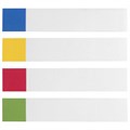 Закладки клейкие BRAUBERG бумажные, 75х14 мм, 400 штук (4 цвета х 100 листов), 124811 124811