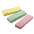 Закладки клейкие пастельные BRAUBERG бумажные, 76х25 мм, 300 штук (3 цвета х 100 листов), европодвес, 124812 124812