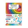 Бумага цветная 11 цветов BRAUBERG MULTICOLOR, А4, 80 г/м2, 120 л. (10 цветов x 10 листов + 20 белых листов), 116012 116012