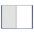 Книга учета 144 л., клетка, твердая, бумвинил, блок офсет, А4 (200х290 мм), BRAUBERG, синий, 130226 130226