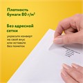Конверты С5 (162х229 мм), отрывная лента, 80 г/м2, КОМПЛЕКТ 50 шт., внутренняя запечатка, С50.10.50С 124201
