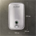 Дозатор для жидкого мыла LAIMA PROFESSIONAL INOX (гарантия 3 года), 1 л, нержавеющая сталь, матовый, 605395 605395