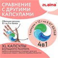 Капсулы для стирки белья большие концентрат 4 в 1, с кондиционером, "Райский сад", 60 шт., LAIMA, 608876 608876
