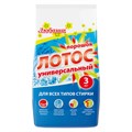 Стиральный порошок автомат 3 кг ЛЮБАША "ЛОТОС", для всех типов тканей, 880603 880603
