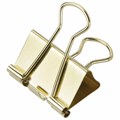 Зажимы для бумаг BRAUBERG EXTRA, КОМПЛЕКТ 12 шт., 32 мм, на 140 л., золотистые, европодвес, 229587 229587
