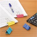 Зажимы для бумаг STAFF "Profit", КОМПЛЕКТ 12 шт., 51 мм, на 230 листов, цветные, картонная коробка, 225160 225160