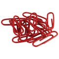 Скрепки ОФИСМАГ, 25 мм, красные, 100 шт., в картонной коробке, 226245 226245