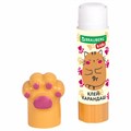 Клей-карандаш "Лапки" Cat Paw, 9 г, фигурный колпачок, 3 шт. на блистере, BRAUBERG KIDS, 271982 271982